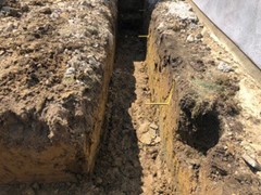 Footings to the required depth